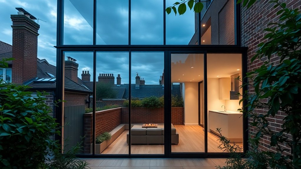 Glass Extension Walls Tottenham