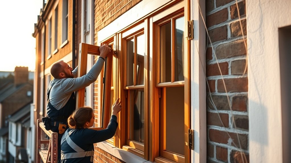 Wooden Window Installation Tottenham